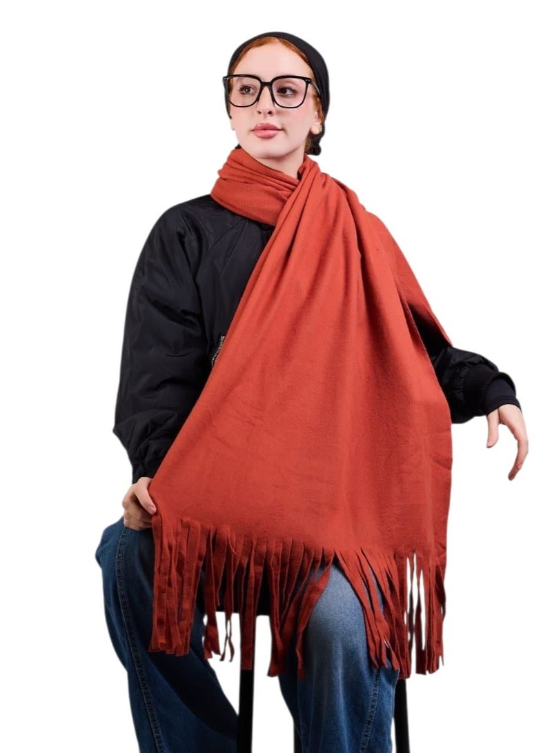 Soft wool shawl, for cold weather and winter, 75*200 - Image 2